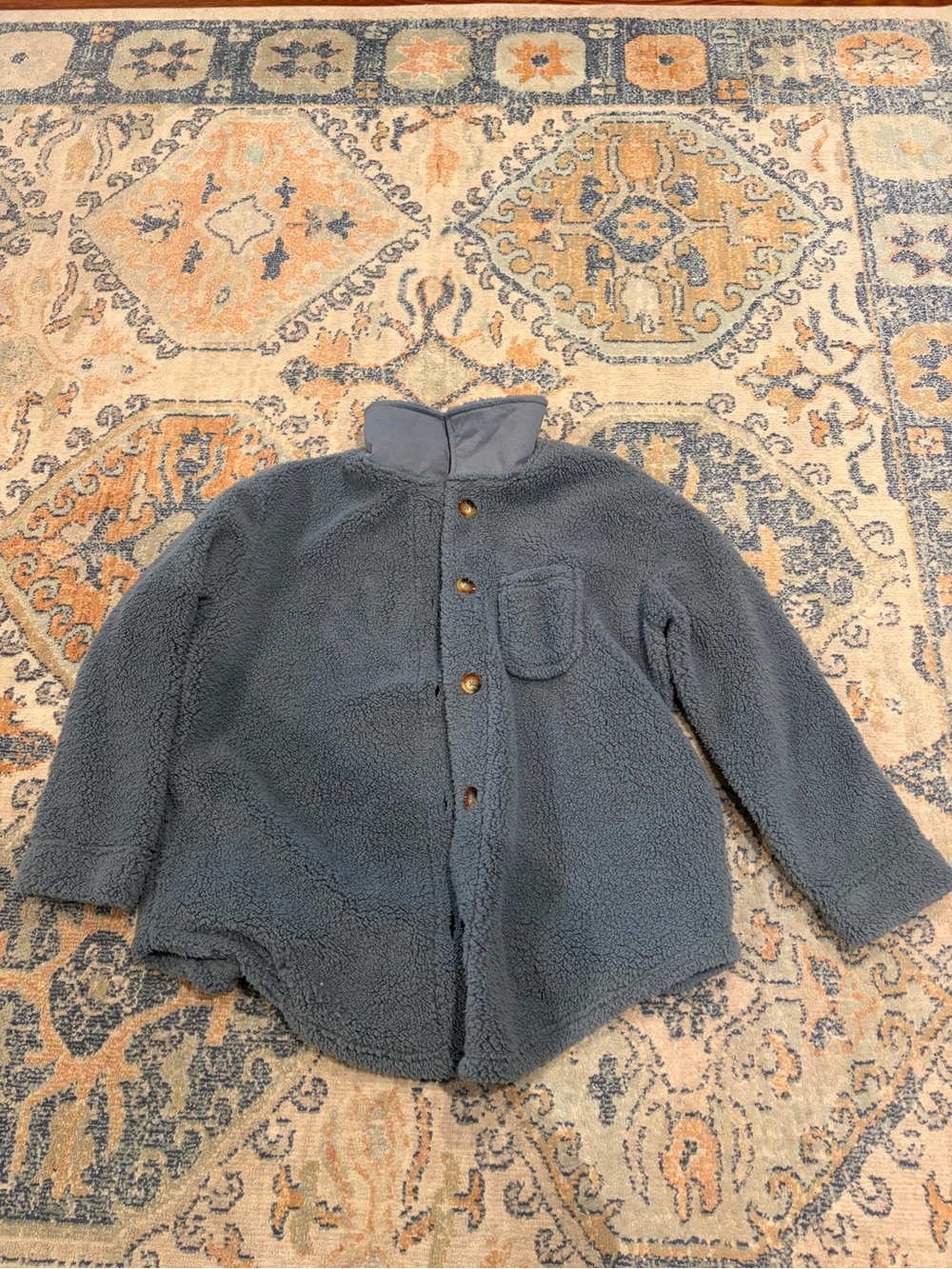 Koolaburra Sherpa Jacket in Slate Blue